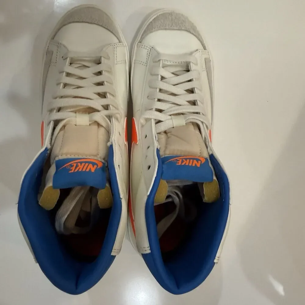 Nike Blazer Mid '77 Sail Total Orange DQ4692-100 Women's Size 9 New With Box - Picture 7 of 9